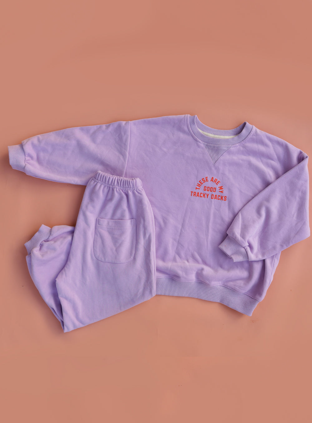 Good Tracky Pullover Lavender Red