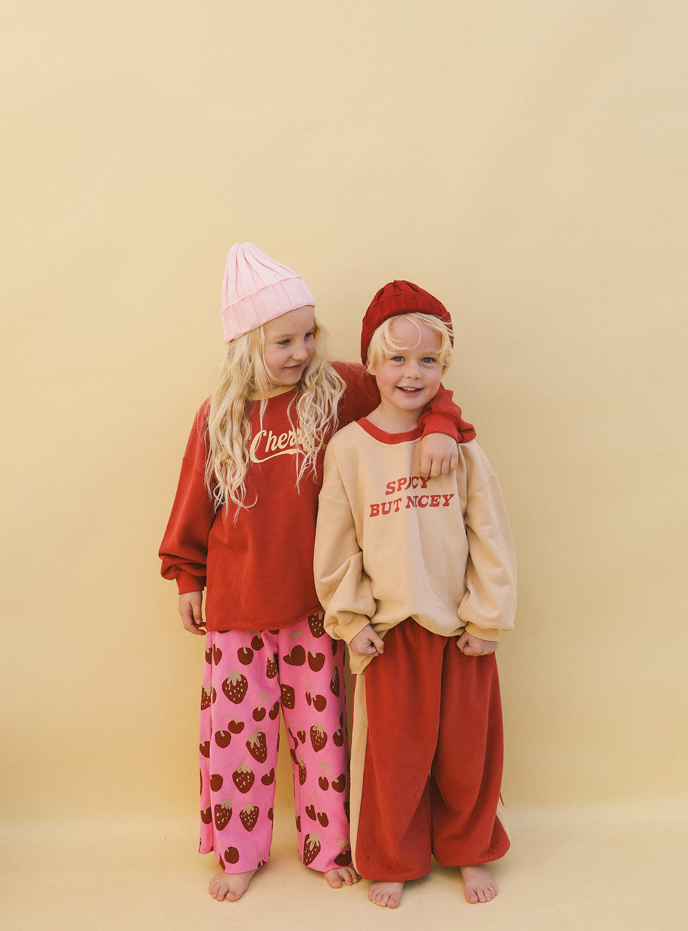 Cherry On Bottom Tracky Pants